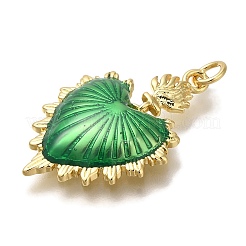 Подвески из латуни с эмалью в стойку&nbsp;KK-I720-27G-01