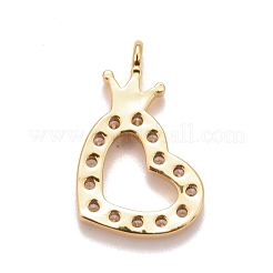 Латунные микро проложить кубического циркония подвески&nbsp;KK-M229-54G