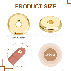 100 шт. Латунные дистанционные бусины&nbsp;KK-PH0012-57