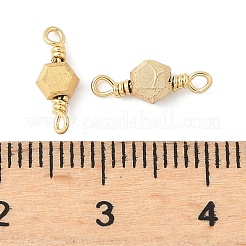 Стеклянные граненые шестигранные соединительные подвески&nbsp;KK-C097-07G-02