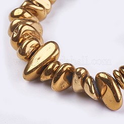 Гальванические природный кристалл кварца бусы пряди&nbsp;G-I201-B04