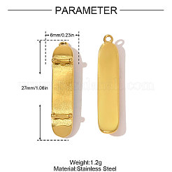 Подвески из нержавеющей стали 304&nbsp;STAS-OY009-35G