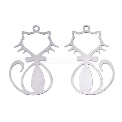 Подвески из филигранной нержавеющей стали 201&nbsp;STAS-S118-007P