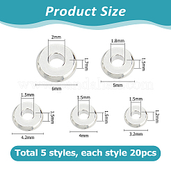 120шт 6 стиля латунные бусины&nbsp;KK-HS0015-39