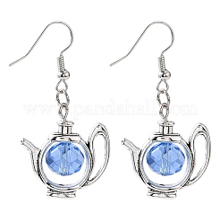 Модные тибетском стиле чайник болтающийся серьги&nbsp;EJEW-JE00461