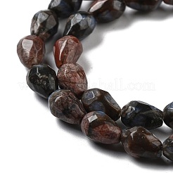 Бусины из натурального глаукофана G-P520-B01-01