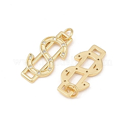 Латунные микро проложить кубического циркония подвески&nbsp;KK-G544-30G