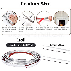 ПВХ самоклеящаяся гибкая молдинговая отделка&nbsp;DIY-WH20007-37C