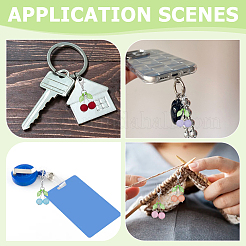 42 шт. стеклянная подвеска в виде вишни&nbsp;HJEW-ME00032