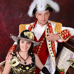 Ткань с железными эполетами аксессуары костюма&nbsp;DIY-WH0700-51B