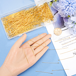 600 шт. Латунный штифт для глаз&nbsp;KK-SP0001-69D-G