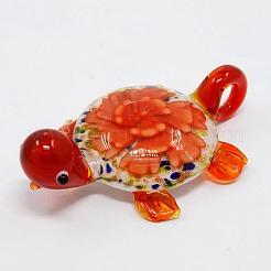 Ручной внутренний цветок золотой песок бусины подвески LAMP-I002-M