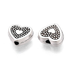 Сплавочные овальные бусины тибетского стиля &nbsp;TIBEB-T005-04AS