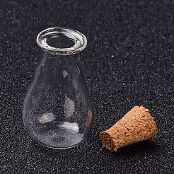 Украшение из стеклянных пробковых бутылок&nbsp;AJEW-O032-02F