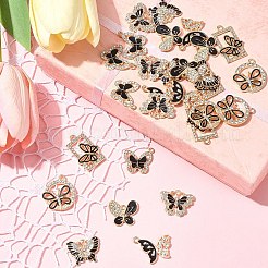 28шт 7 стиля подвески из сплава с эмалью&nbsp;FIND-FS0003-21