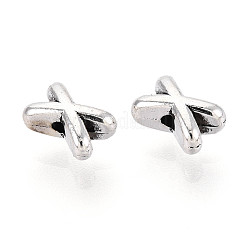 Сплавочные овальные бусины тибетского стиля &nbsp;TIBE-N013-09AS