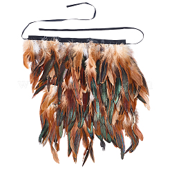 Накидка из натуральных перьев в готическом стиле&nbsp;AJEW-WH20067-017B