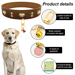 12шт 12 стиля сплава эмали фруктовые подвесные украшения&nbsp;HJEW-PH01615