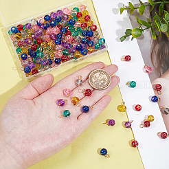 200 шт. прозрачные стеклянные подвески для волочильного станка&nbsp;PALLOY-GA00030