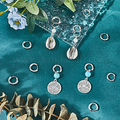 24 шт. серьги-кольца Huggie Hoop из нержавеющей стали 304&nbsp;EJEW-SC0001-57