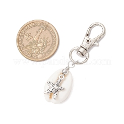 Океан коллекция подвесные украшения из ракушек&nbsp;HJEW-JM03210-03