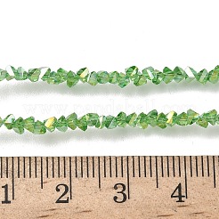 Гальванизируйте прозрачное стекло бисер нитей&nbsp;EGLA-P061-04C-AB21