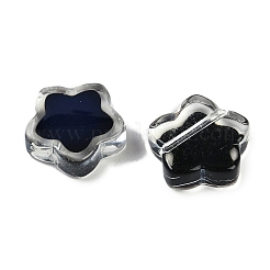 Двухцветные стеклянные бусины для настроения&nbsp;GLAA-Z007-06B