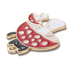 Подвески из сплава с эмалью на осеннюю тему&nbsp;FIND-I014-09LG