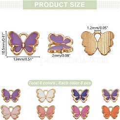 64шт 8 цвета сплава эмаль подвески&nbsp;FIND-AR0005-17A