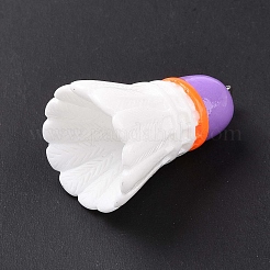 Подвески из непрозрачной смолы на тему спортивного мяча&nbsp;RESI-F039-01F