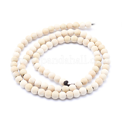 Натуральное дерево бисер нитей&nbsp;WOOD-P011-07-10mm