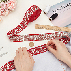 10 ярд полиэфирные ленты с вышивкой в этническом стиле&nbsp;OCOR-FG0002-24A