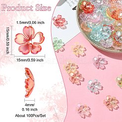 Непрозрачные акриловые колпачки шарик&nbsp;MACR-CJC0006-11