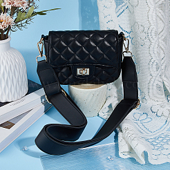 Регулируемые ремни для сумок из искусственной кожи с застежками из цинкового сплава&nbsp;FIND-WH0126-837A