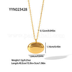 Модные овальные подвески из нержавеющей стали 304 для женщин&nbsp;BL8928-2