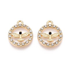 Подвески из сплава со стразами&nbsp;PALLOY-T091-22M-G