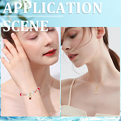 15 шт. 5-х цветные подвески из настоящей латуни с покрытием из 18-каратного золота и микропаве из кубических цирконий&nbsp;ZIRC-BBC0002-32