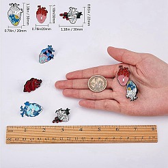 Творческие броши из цинкового сплава&nbsp;JEWB-SC0001-04