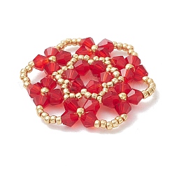 Стеклянные подвески из бисера&nbsp;PALLOY-MZ01245-03