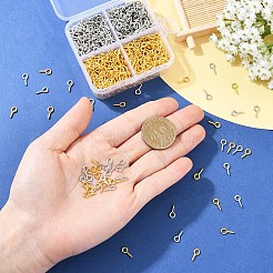 1200 шт. 2 вида цветов железный винт с ушком&nbsp;IFIN-YW0004-11