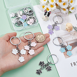 10шт брелок из эмалевого сплава 5 цветов&nbsp;KEYC-ME00002