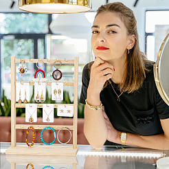 Плотность доски ювелирные изделия дисплеи&nbsp;ODIS-WH0080-06A