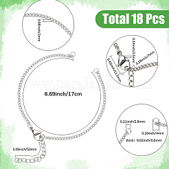 Изготовление браслета-цепочки из нержавеющей стали 304&nbsp;MAK-SC0001-34