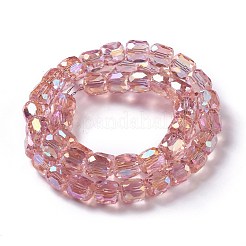 Ab цветные стеклянные бусины&nbsp;GLAA-F108-12B-01