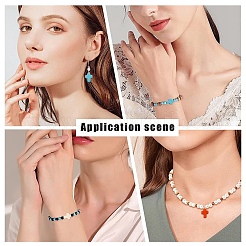 90шт 3 цвета синтетические бирюзовые бусины&nbsp;TURQ-YW0001-07