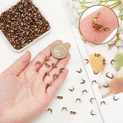 600 шт. латунные наконечники для бусин&nbsp;KK-NB0001-64