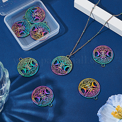 8шт радужные подвески из сплава&nbsp;FIND-LP0001-39