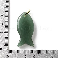 Естественный зеленый авантюрин подвески&nbsp;G-Z102-02G-04