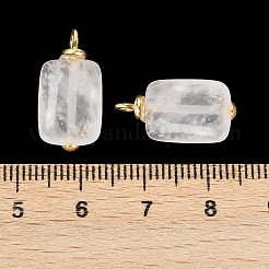 Подвески из натурального кварцевого кристалла прямоугольной формы&nbsp;KK-B157-34G