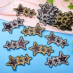 24 шт. 2-цветные полиэстеровые термопереводные виниловые листы&nbsp;PATC-TA0001-22